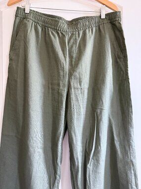 Old Navy Wide Leg Linen Pants